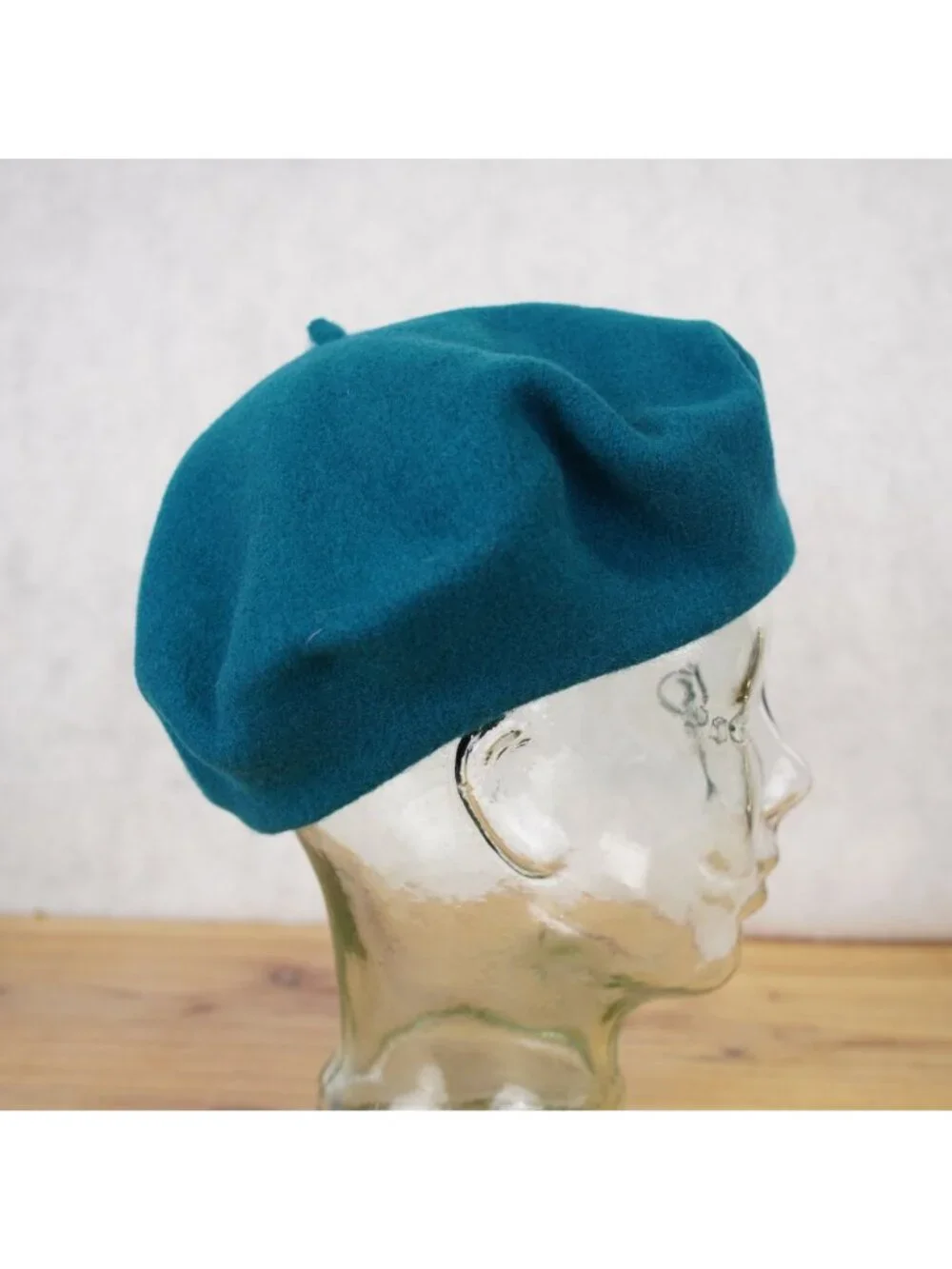 Elosegui 1858 Dames 100% Merino Wool Beret Txapela waterproof Blue Womens OS